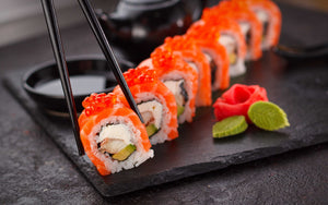 photo de california rolls du restaurant japonais sushi d'art ile de la réunion