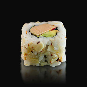 california rolls au foie gras, confiture de figue et avocat du restaurant japonais sushi d'art ile de la réunion 974
