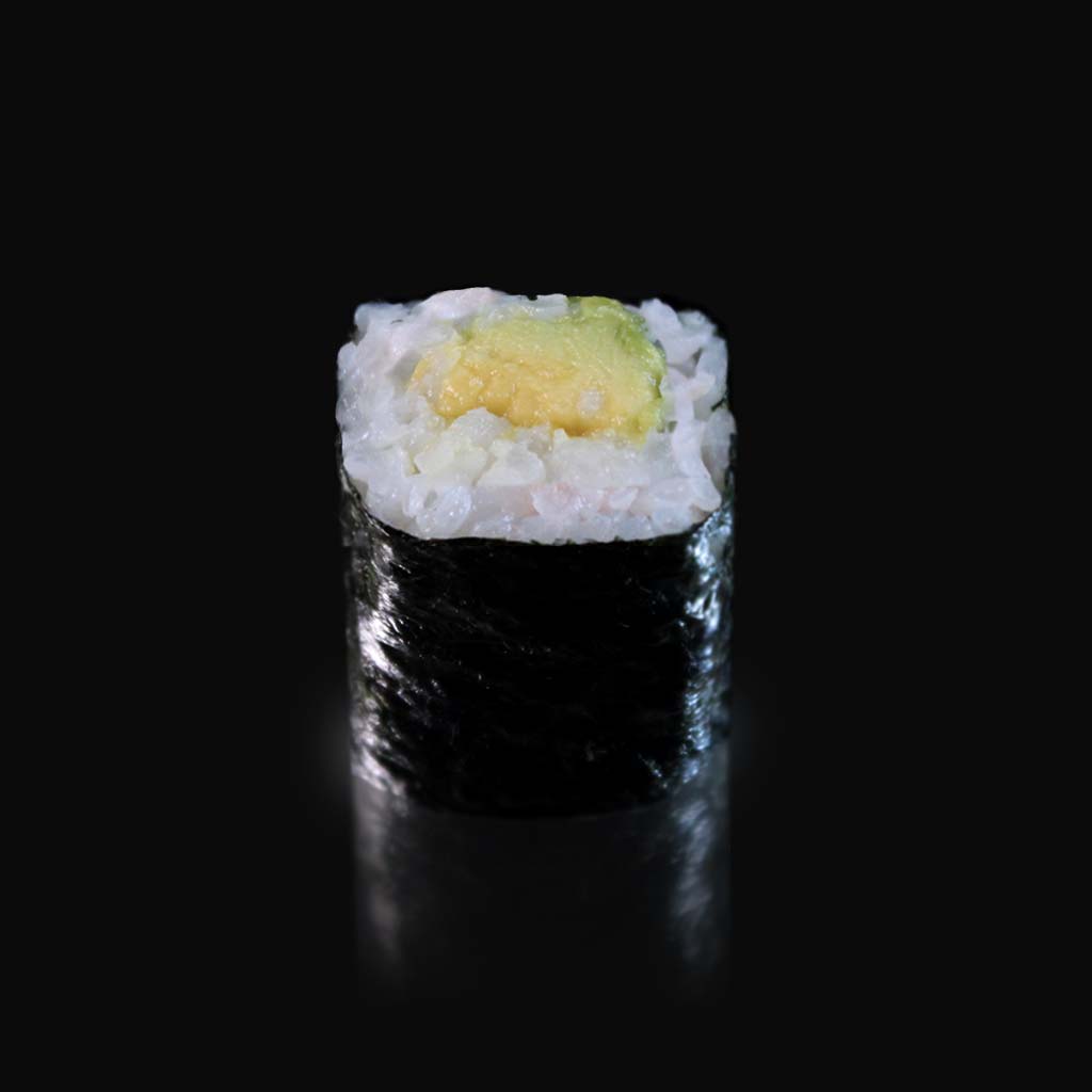 Maki a l'avocat du restaurant japonais sushi d'art ile de la réunion 974