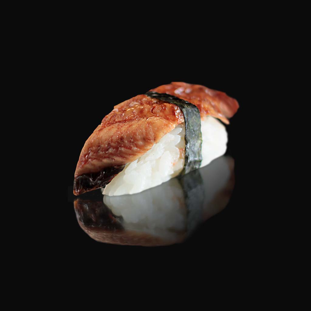 Nigiris a l'anguille du restaurant japonais sushi d'art ile de la réunion 974