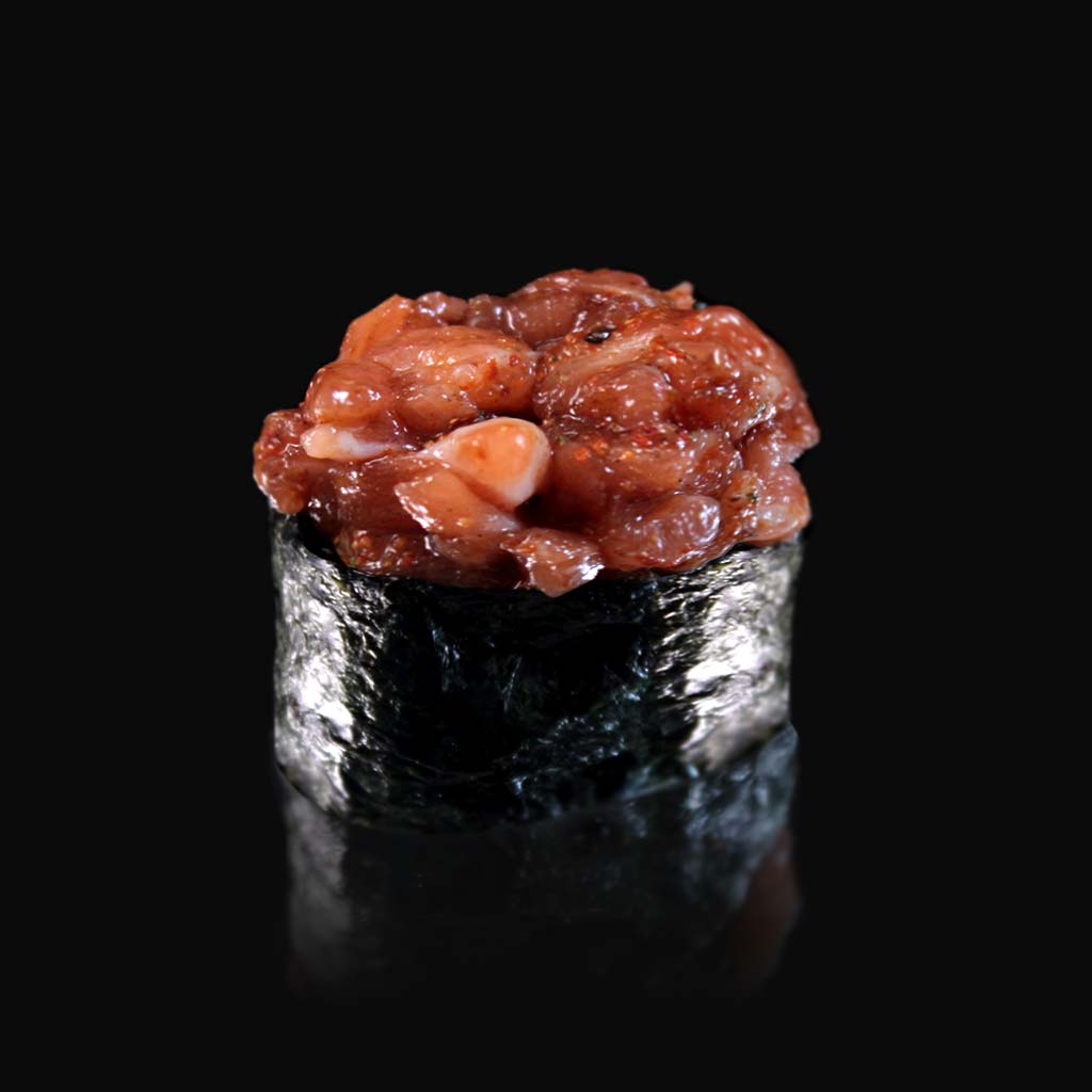 Nigiris tatare de saumon épicé du restaurant japonais sushi d'art ile de la réunion 974