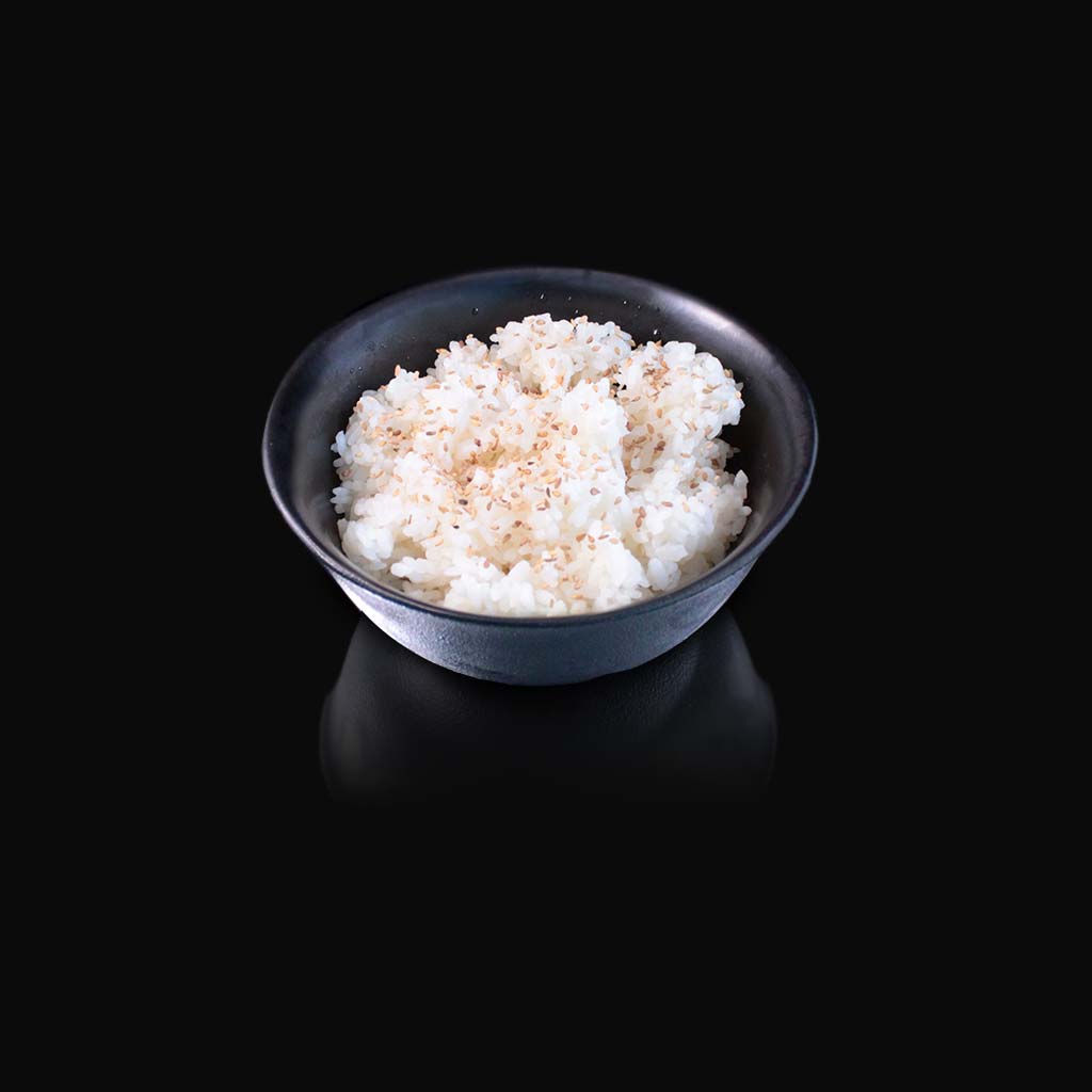 Bol de riz vinaigré et sésame du restaurant japonais Fugu sushi d'art ile de la réunion 974